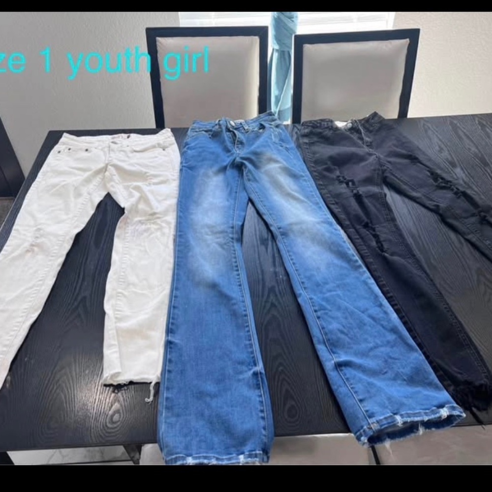 Youth Girl Jeans Bundle – Size 1